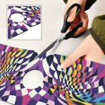 thumbnail image 6 of Yayeee Faucet Mat for Kitchen Sink 14.7" Diatomite Long Splash Guard Pad, Purple Wavy Plaid, 6 of 7