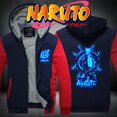 thumbnail image 1 of Akatsuki Naruto Luminous Sweatshirts Hoodies Fleece Oversized Hooded Thick Uchiha Sasuke Jacket Men Personality Outerwear CoatL Gao Jinjia LED, 1 of 2