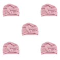thumbnail image 2 of mmirethe Bonnet de Nuit en Coton Doux et Extensible pour la Perte de Cheveux Rose 56-58cm 5Set, 2 of 6