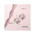 thumbnail image 4 of 925 Sterling Silver Petite Simulated Sapphire Heart Charm Girls Hoop Earrings, 4 of 7