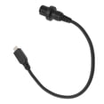 thumbnail image 2 of Cable de extensión tipo C para tablero de motocicleta, Cable impermeable macho a hembra de 0,3 m/0,98 pies para coche, barco y motocicleta, 2 of 8