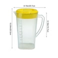 thumbnail image 3 of Fufafayo Cold Drink Jug Large Capacity 3000ml, Transparent Beverage Pitcher for Iced Tea Coffee Juice, Home Kitchen Use, Plastic Drinkware Container for Water Lemonade Cold Brew, 3 of 6