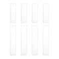 thumbnail image 1 of 8 Pieces Rectangle Resin Bookmark Mold Assortment Reusable Portable Household Crystal Book Mark Mould Page Label DIY Crafting Accessories, 1 of 7