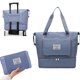 thumbnail image 1 of Bolsa de gimnasio grande con compartimento para zapatos - Bolsa deportiva de 40L para hombres y mujeres, bolsa de viaje resistente al agua con bolsillo húmedo/seco, diseño plegable, 1 of 6