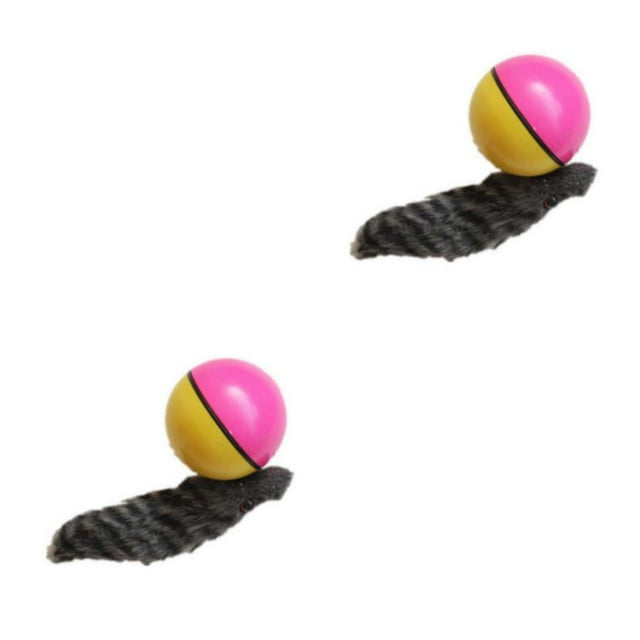 Youkk 1/2/3/5 Beaver Toy For Pets Love Good Interesting For Pets Beaver Ball Toy 2PCS