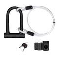 thumbnail image 2 of U-Shaped Bike Padlock Bicycle Lock U-Lock Flexible Steel Cable, 2 of 5