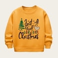 thumbnail image 2 of Bjutir Toddler Girs Tops Christmas Fall Winter Long Sleeve Casual Thick Warm Crew Neck Hoodie Sweatshirts For Boys Girls Yellow Size 18-24 Months, 2 of 3