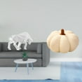 thumbnail image 2 of Escultura moderna de toro y calabaza de resina, adorno abstracto coleccionable para mesa de entrada, escritorio, estante, oficina, decoración de Hallo, 2 of 8