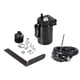 thumbnail image 1 of Oil Separator Tank Fine Workmanship High Reliability Black Universal Baffled Oil Catch Can Kit For F-150 5.0l 3.5l 2011-2021, 1 of 1
