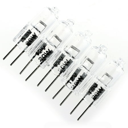 

5 X 20W 12V Clear Halogen Capsule Lamp Light Bulbs