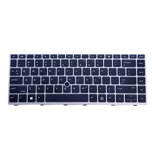 thinsony Claviers d'Ordinateur Portable Appareil d'Entrée Clavier Ordinateur Portable Composant Rétroéclairé Remplacement pour HP EliteBook 840G5 US