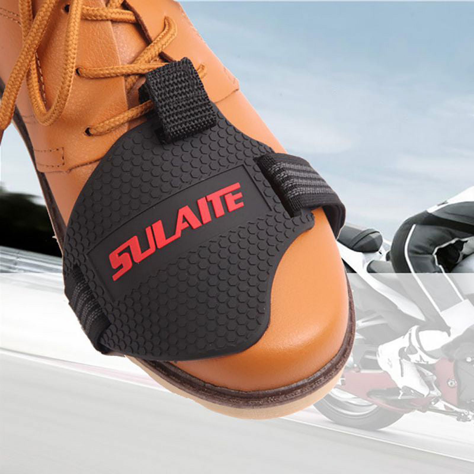 Stronger Rubber Motorcycle Gear Shifter Shoe Boots Protector Shift Motorbike Boot Cover Protective Gear - image 5 of 5