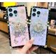 thumbnail image 5 of Funda compatible con iPhone de 16 a 6,1 pulgadas con purpurina de lujo, diseño de mariposa, plegable, con soporte, suave, con efecto espejo de policarbonato, antideslizante, para mujeres y niñas, 5 of 6