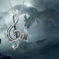 thumbnail image 4 of YIEMEEN Pendant Necklaces Dragon Jewelry Alloy Material Birthday Gift for Women Men, 4 of 8