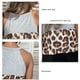 thumbnail image 3 of Camiseta sin mangas de verano con cuello redondo informal sin mangas con estampado de leopardo para mujer, 3 of 8