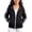Black#kids hoodies, variant on FAVIPT Girls Zipper Hoodies Side Ribbon Bow Long Sleeve Hooded Sweatshirt with Kangaroo Pocket Casual Cute Loose Hoodie Jacket Blue,10-11Years
