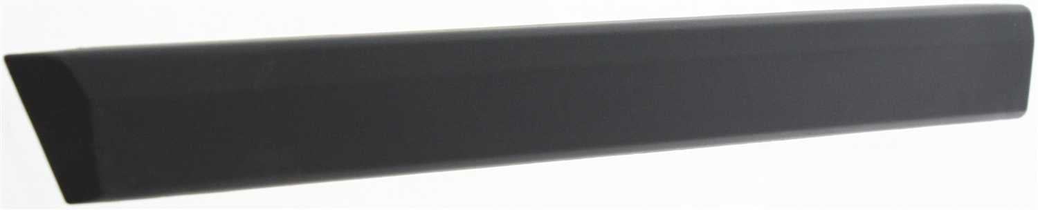 Replacement B224102 Fender Molding Compatible with 1989 BMW 525i 1994 BMW 530i Front, Driver Side, Upper Side Black