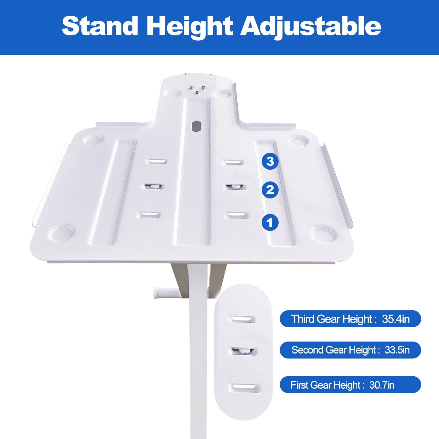 Steam Press Stand, Height Adjustable Stand Suitable for 34“/ 38“/ 42” Steam Iron Press - Only Use LACIEL Steam Iron Press, Not Suitable for Other Brands