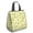 Daisy Pioneer Flower-1, variant on Daisy Pioneer Flower Black Pattern Insulated Lunch Bag for Women Men, Large Portable Soft Cooler Tote, Thermal Food Storage Bag with Pearl Cotton, 8.66L, 8.75"x5.75"x9.5"