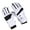 White, variant on Full Finger Warm Winter Gloves Cold Weather Ski Gloves NonSlip Palm Protections Gloves for Running Cycling Snowboarding