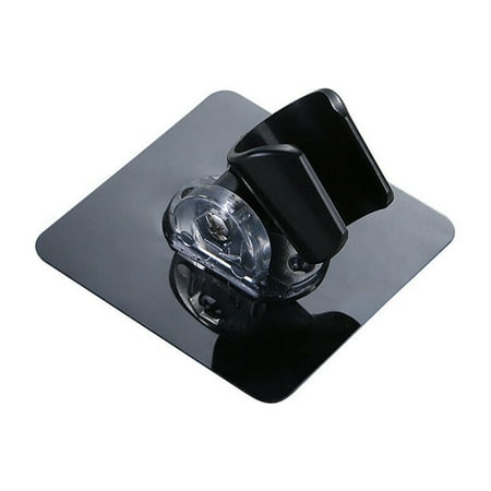 

Goodhd 1Pcs Shower Head Holder Adjustable Bathroom Wall Mount Bracket Self-adhesi