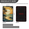 thumbnail image 3 of Yuyamidu Hawaii RV Door Window Shade 26'' x 17.3'' Foldable RV Sun Shade Seaside Blackout & Blocking Light Window Cover Sunset Window Sunshade for RV Camper Trailer, 3 of 7