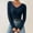 -G, variant on Rigardu thermal underwear for women Women Autumn And Winter V Neck Casual Knitted Long Sleeved Pullover Thermal Top thermal shirts for women A One size