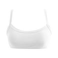 thumbnail image 5 of Bras for Women,Adjustable Square Neck Wireless Yoga Bra Top for Women Supportive Comfort Workout and Daily Wear,Sports Bras for Women,White,S, 5 of 5