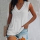 thumbnail image 2 of Blusa sin mangas con cuello en V para mujer Pompotops  lopia998017, 2 of 5