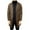 Army Green, variant on Miluxas Mens Trench Coat Collar Single Breasted Peacoat Winter Overcoat
