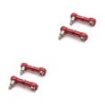 thumbnail image 3 of Vogacara Pack de 2 1/28 coches de control remoto mejora de la junta de dirección barra de enlace rojo Rojo 2piezas Vogacara CBP208150, 3 of 5