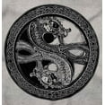 thumbnail image 2 of Dragon Yin Yang Style Symbol Balance Sweatshirt for Men or Women Brisco Brands S, 2 of 6
