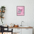 thumbnail image 3 of Stupell Industries Contemporary Disco Kitchen Mixer over Pink Black Framed Giclee Art, 11 x 14, by LISH Creative, 3 of 8