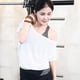 thumbnail image 4 of Mujeres Ahuecando Correr Yoga Chaleco Atlético Fitness Sin Mangas Transpirable Ropa Deportiva Blanco S, 4 of 8