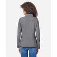 thumbnail image 3 of CORE365 CE72W Women's Venture Heathered Stripe Full-Zip-BLACK/ WHITE-3XL, 3 of 6