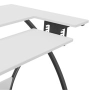 Sew Ready Comet Sewing Table Folding Top Adjustable Platfomr Black/White