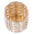 thumbnail image 1 of Glass Cosmetic Box, Stable Rounded European Style  Glass Cosmetic Organizer  For Bathroom Gold,Silver, 1 of 8
