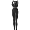 thumbnail image 6 of FNFYFH Womens Workout Sets 2 Piece Seamless Yoga Outfits High Waist Leggings Sports Bra Gym Set Front Closure, 6 of 6