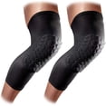 thumbnail image 1 of Calentador de piernas Rodillera estirable Protector de muslo de rodilla, Almohadilla de compresión de rodilla Protector de apoyo grueso para deportes Baloncesto Voleibol Fútbol Rugby Crossfit, 1 par, 1 of 5