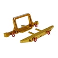 thumbnail image 2 of 1/10 Full Scale 2.4G Remote Control Car Rear Front Bumper Anti-collision Metal Upgraded Crawler Automobile Modification Guard Gold, 2 of 7