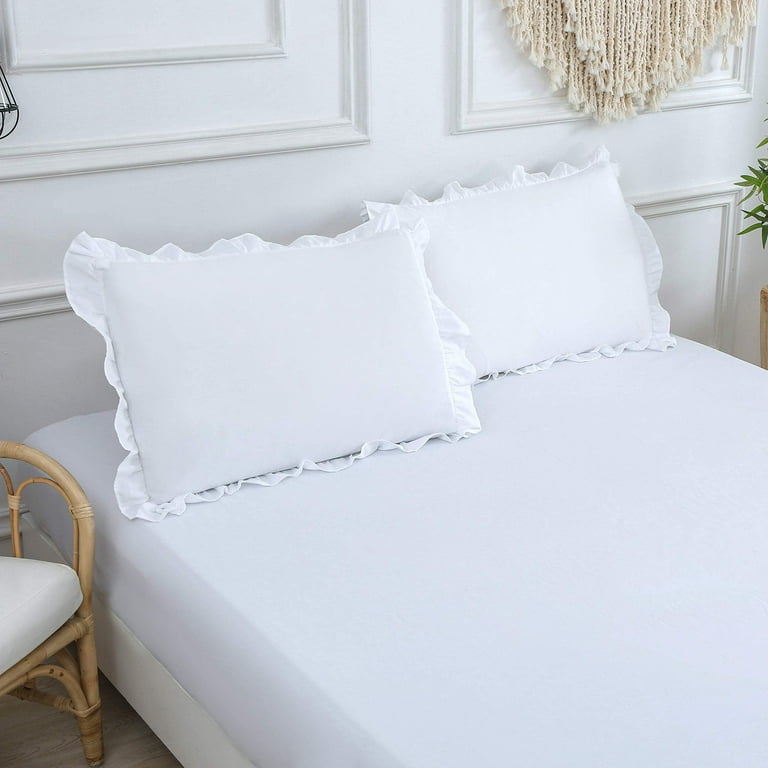 White pillow shams clearance walmart