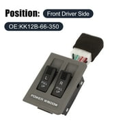 Unique Bargains Car 2 Rows 6 Pin Power Window Switch Master for PRIDE