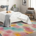 thumbnail image 4 of Polka Dot Rugs for Living Room Bedroom - Colorful Rug 4x6 - Abstract Carpet for Home Decor - Washable Non Slip Patterned Indoor Large Area Rug - Soft & Low Pile (ZJ&307), 4 of 7