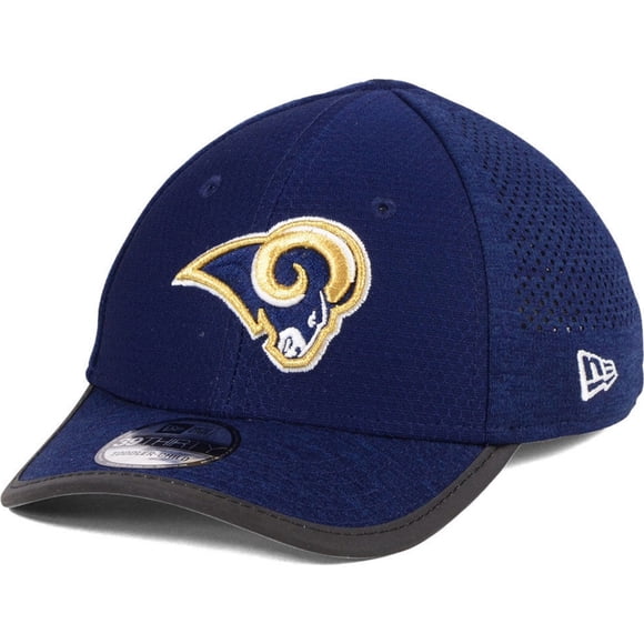 New Era Gorra de béisbol de entrenamiento LA Rams para niños, azul, talla única