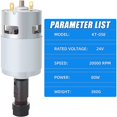 thumbnail image 4 of Motor de husillo DENGXMXG 775 con pinza Er11 24v 20000 R/min CNC Serie 3018 Carvi, 4 of 5