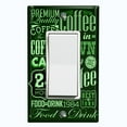 thumbnail image 5 of Metal Light Switch Plate Cover Cafe Diner Coffee Sign Green COF043, 5 of 24