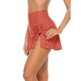 thumbnail image 3 of Sociala Womens Wider Waisted Swimming Skirts Side Drawstring Bikini Bottoms, 3 of 6