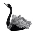 thumbnail image 4 of Estatua de cisne negro, escultura animal, elegante colección de artesanía de resina, adorno de cisne Estilo B, 4 of 9