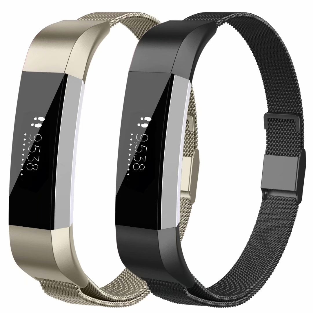 For Fitbit Alta/HR Band Women Men Large Small Metal Stainless Steel Bracelet TPU 