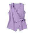 thumbnail image 7 of Brqkzdu Womens Summer Tank Tops Wrap V Neck Work Sleeveless Shirts Dressy Casual Comfy Lightweight Business Vest Tops, 7 of 7